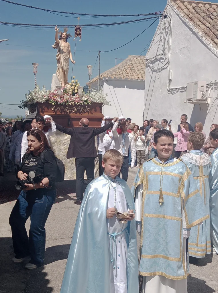 Hdad. Ntra. Sra. De los Angeles y Stmo. Cristo de la Juventud en su Resurrección La Carlota Imágenes 2026